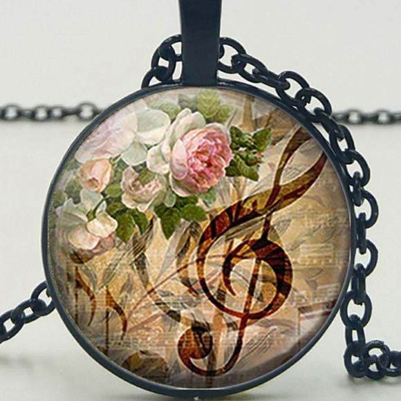 Jewelry - Necklace- NEW- Music Treble Cleft Necklace